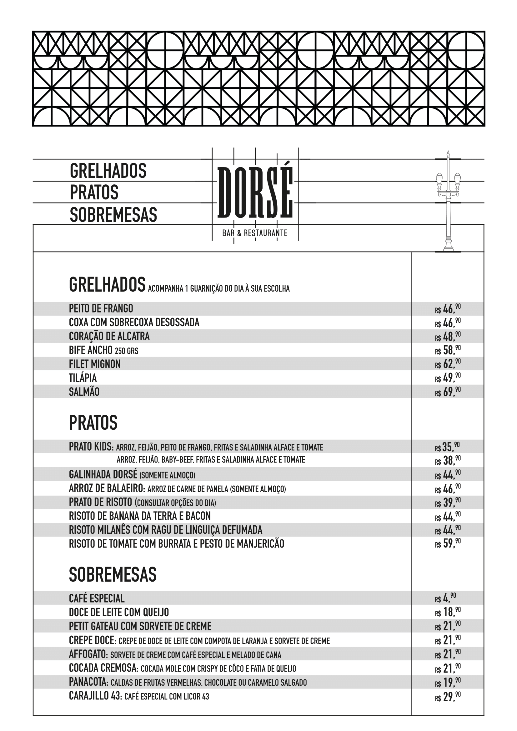 Dorsé Bar e Restaurante – Dorsé Bar e Restaurante